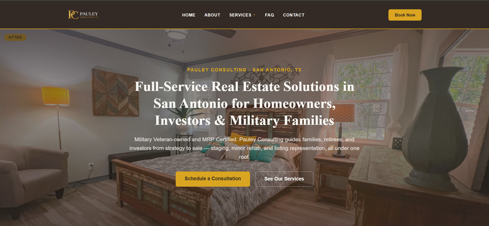 Pauley Consulting homepage