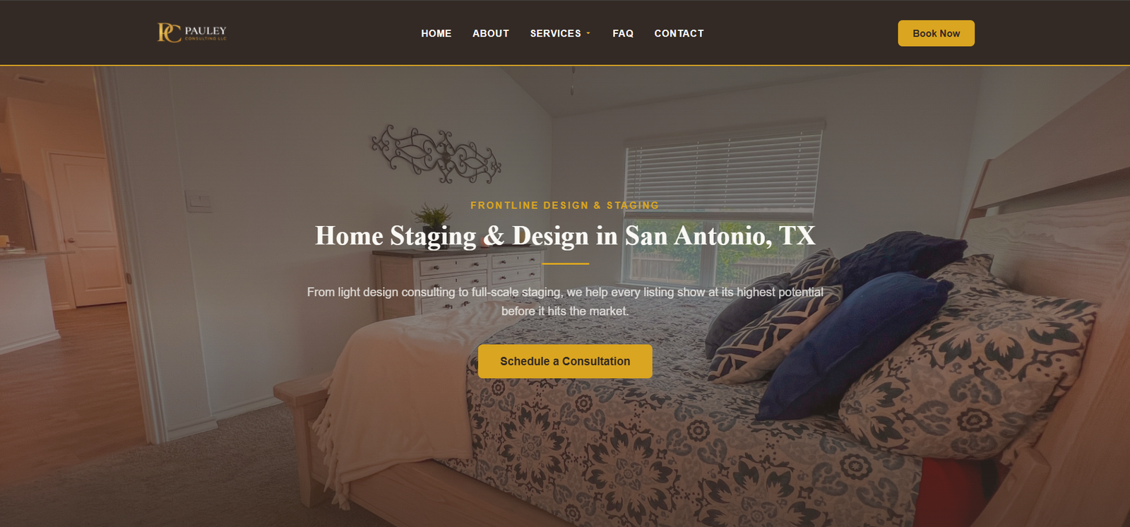 Pauley Consulting site page